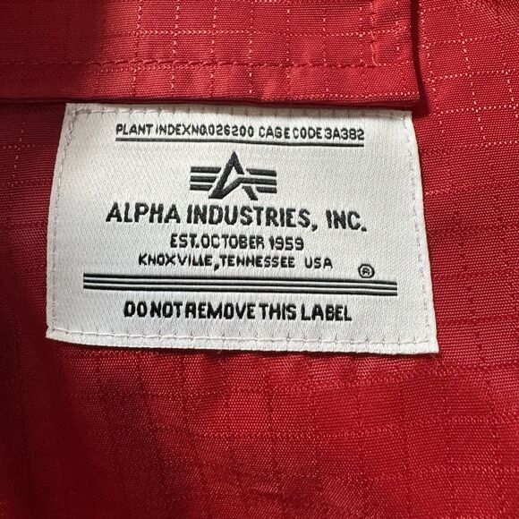 Atlanta Hawks Shorts Mens 2XL XXL Alpha Industries X New Era Rip Stop New Red - Picture 14 of 15